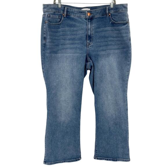 Lane Bryant Bootcut Jeans Womens Sz 24S Magic Waistband Curvy Fit Y2K Stretch - Picture 1 of 10